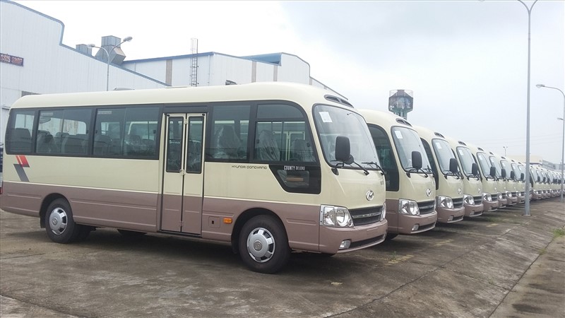 Dịch vụ thuê xe 29, 45 chỗ đi sân bay Nội Bài uy tín, giá rẻ