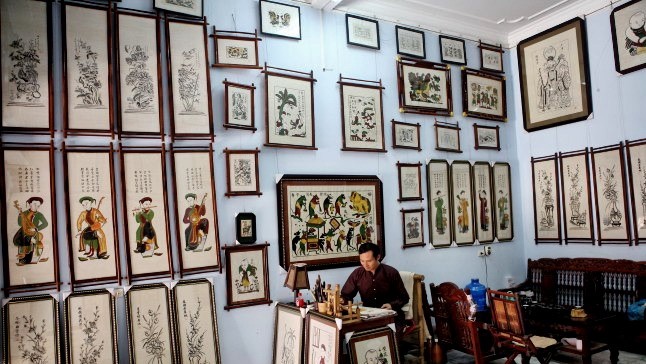 Làng tranh Đông Hồ truyền thống nổi tiếng tại Bắc Ninh
