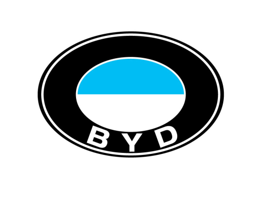 Logo thương hiệu của hãng xe ô tô BYD