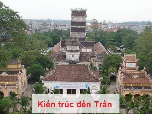 Công trình kiến trúc tại đền Trần Nam Định