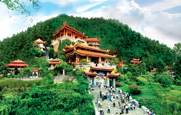 Thiền Viện Trúc Lâm Tây Thiên danh thắng cảnh nổi tiếng tại Tam Đảo
