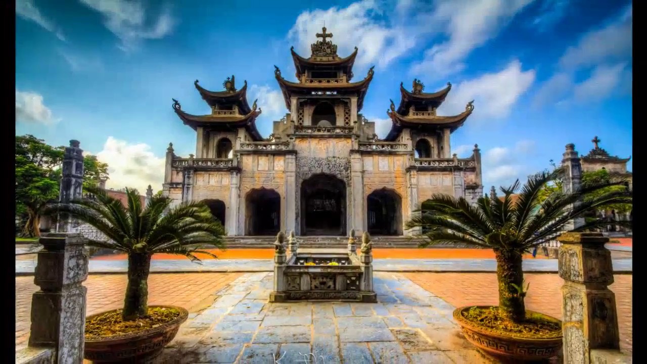 Toàn cảnh nhà thờ đá Phát Diệm từ thời xa xưa được lưu truyền lại đây