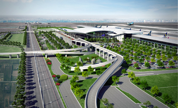 Nhà ga T2 của sân bay Nội Bài được thiết kế bởi Nhật Bản với kiến trúc vô cùng hiện đại