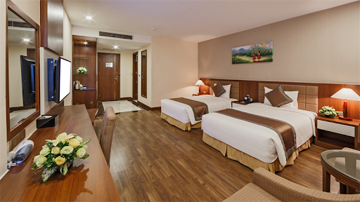 Mường Thanh Luxury một trong những khách sạn nổi tiếng tại Mộc Châu có không gian cực đẹp