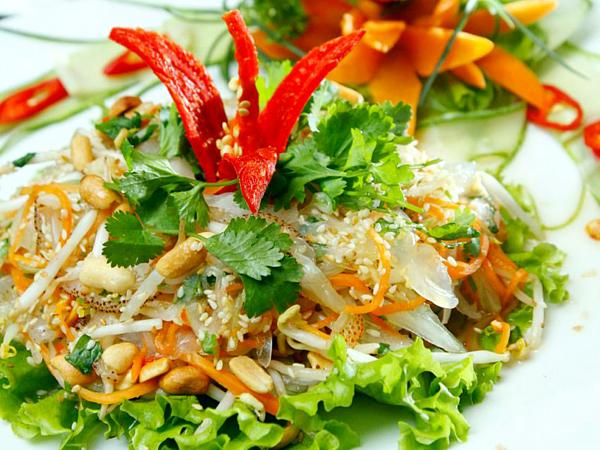 Nộm sứa món ngon đầy dinh dưỡng tại miền vùng biển Thái BÌnh